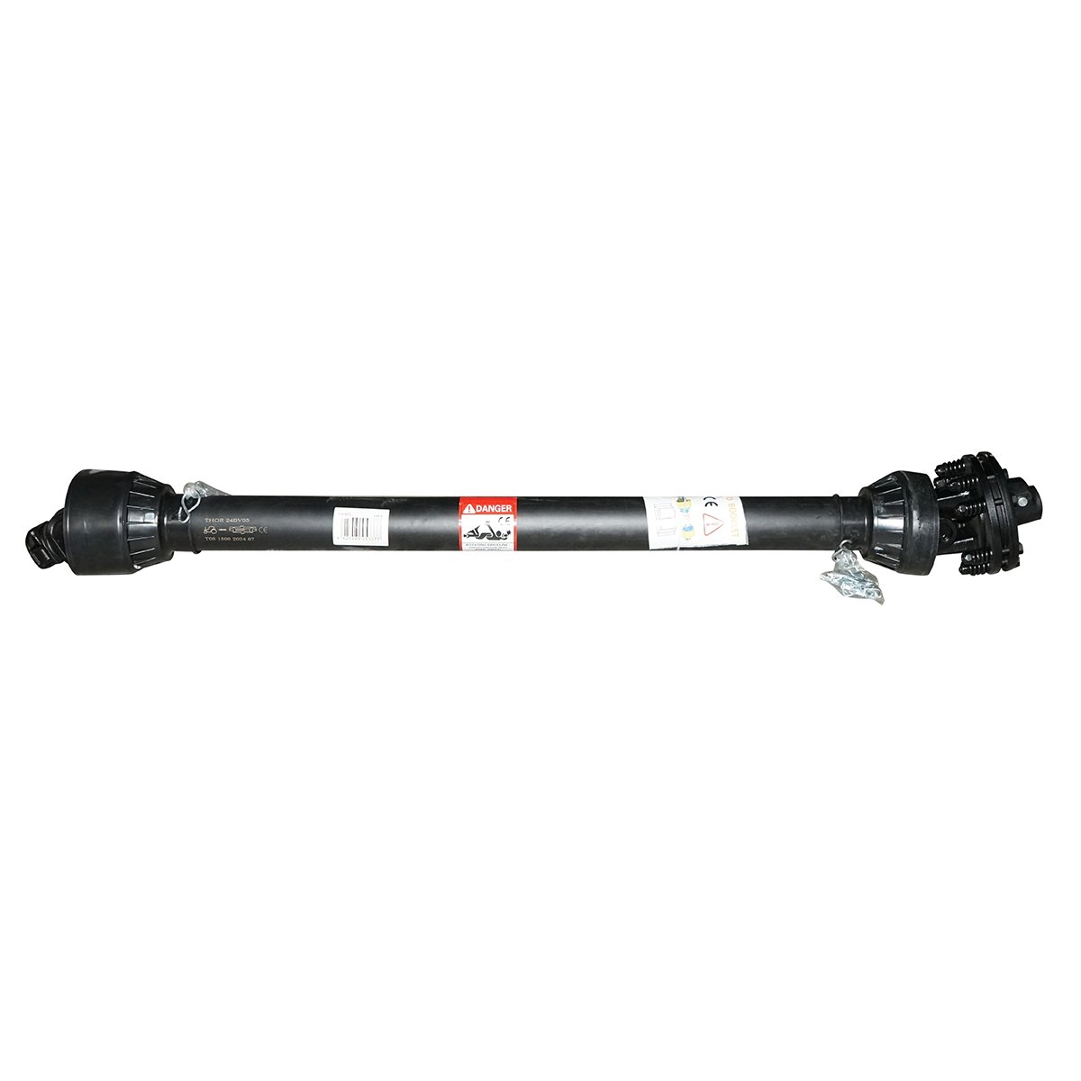 Cardan 1500 mm T5 cu ambreiaj compus din 2 discuri cruce 30,2x80 (teava triunghiulara) 1 3/8 Z=6